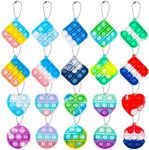 Mini Pop Fidget Keychain Toys 20 Pa