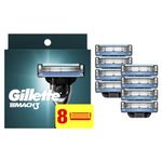 Gillette Mach3 Men's Razor Blades, 8 Blade Refills