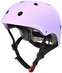 Helmet for Bicycle Scooter Roller Skate Inline Skating Rollerblading, Adjustable and Multi-Sport for Skate Scooter, 3 Sizes for Adult Youth (Purple, Medium)