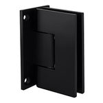 CRL Matte Black Vienna 037 Series Wall Mount Hinge