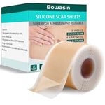 Silicone Scar Sheets (1.6'' x 60''Roll-1.5M) Silicone Scar Tape Silicone Scar Strips Reusable and Effective Silicone Gel Patches,Scar Treatment for Surgical Scars,Healing Keloid, C-Section, Tummy Tuck