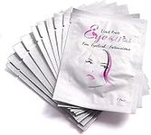 Eye Gel Pads - 50 Pairs of Eyelash Lash Extension Under Eye Gel Pads Lint Eye Patches with Smooth Front Side and Collagen Back Side