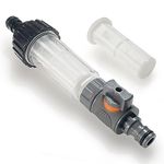 MI:KA:FI Water Filter | as Filling Filter for Motorhome, Caravan, Boat | with Quick Adapter and Regulating Valve