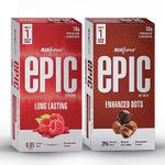 Manforce Epic Flavoured Condoms for Men - 10 Count (Pack of 2)| Raspberry & Belgian Chocolate| Vegan| No Harsh Chemicals| With Disposable Pouch