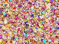 Bright Floral Multicolored Confetti