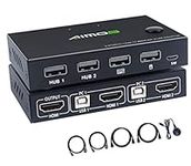 KVM Switch, HDMI Switch 2 in 1 Out 