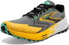 BROOKS Men's Catamount 3 Sneaker, Lemon Chrome Sedona Sage, 11 US