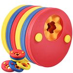 HOTENEAIRE Swimming float discs EVA Foam Swim Arm Band Float Aid Discs swimming armbands Set for Kids adults baby armbands 1-2 years (6 pcs/Set)