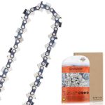 Savior Chainsaw Chain for 18 Inch Bar, 72 Drive Links, .058" Gauge, .325" Pitch, Low-Kickback Chains Compatible with Husqvarna, Makita, Dolmar and More