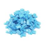 100pcs 90 Degree Nylon Insulated Female Push On Wire Terminal Connector 16-14 AWG