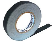 Gaffer Tape 1 inch x 60 Yard Black by GAFFER'S CHOICE - Adhesive is Safer Than Duct Tape - Waterproof & Non-Reflective Multipurpose Spike Tape