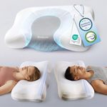 Bedsure Cervical Neck Pillow, Ergonomic Pillow for Neck Pain Relief