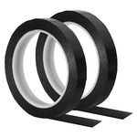 PATIKIL 5/8" Whiteboard Tape, 2 Pack Thin Dry Erase Tape for Graphic Chart Marking DIY Art, Black