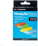 Mozzigear Mosquito Band for Adults - Pack of 2 - Citronella Oil Infused Mosquito Wristband for Insects, Sandflies, Flies & Midges - Waterproof Bug Bands for Indoor, Outdoor, Camping & Travelling - Natural, Non-toxic and Deet Free ingredients