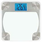 EatSmart Digital Bathroom Scale, High Precision, Clear Glass Scale for Body Weight, 12.1 inches by 12.1 inches (ESBS-64)