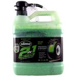 Slime 10207 2-in-1 Tire & Tube Sealant Puncture Repair Sealant, 2-in-1, Premium, Prevent and Repair, Suitable for All Off-Highway Tires and Tubes, Non-Toxic, Eco-Friendly, 1 Gallon jug