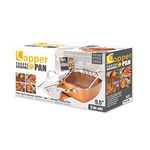 Non-Stick Copper Titianium Chef 5 Piece 9.5" Square Pan Set