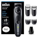 Braun Beard Trimmer Series 5 BT5450, Electric Beard Trimmer for Men, with Ultra-Sharp Blade, 40 Length Settings, Styling Tools, Rechargeable & Waterproof