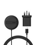 Belkin Magnetic Wireless Charging Pad 15W with Pop-Up Stand - MagSafe-Compatible Certified Qi2 Wireless Charger for iPhone 17, Air, 16, 15, Pixelsnap, Samsung Galaxy, AirPods with PSU Included - Black
