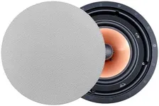 MFR 8" 2-Way in-Ceiling Speakers 120W, Home Theater Surround Sound Wall/Ceiling Speakers, 8 Ohm Indoor/Outdoor Audio for Kitchen, Bathroom, Porch, Whole House Music System