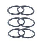 6PCS Gasket Replacement Rubber Ring Seal Rings Gaskets Part for Nutribullet Replacement Parts Accessories Blender 900 Series 600W and 900W