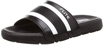 Flite Men's FL0370G Black White Sliders 8 (FL0370GBKWH0008)