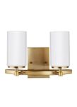 Sea Gull Lighting 4424602-848 Alturas Two Light Wall/Bath Satin Bronze