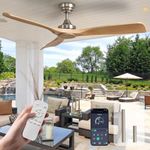 BvenuBigLite Ceiling Fan No Light: 