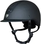Tipperary Equestrian Horse Riding Helmet - Royal - English Style Protective Horseback Riding Apparel - Safety Helmet with Cooling Ventilation - Matte Black - Matte Black - Matte Black - M