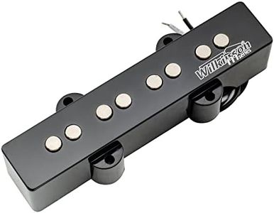 Wilkinson WOJB Vari Gauss Ceramic 4-String Jazz Bass Neck Pickup for JB Style Electric Bass, Black