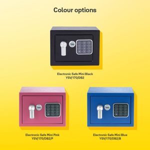Yale Mini Electronic Safe – Black Security Box