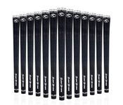 SuperStroke S-Tech Rubber Golf Club Grip, 13 Pack Bundle | Ultimate Feedback and Control | Non-Slip Performance in All Weather Conditions | Swing Faster & Square The Clubface More Naturally, Black