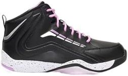 FILA Women's Spitfire EVO 2 Basketball Shoe, Black/Wht/Violet, US 10