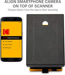 KODAK Mobile Film Scanner – Portable 35mm Slide & Film Scanner with LED, App