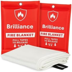Prepared Hero Emergency Fire Blanket XL - 1 Pack - Fire Suppression for Kitchen, 47" x 71" Fiberglass Fire Blanket for Home