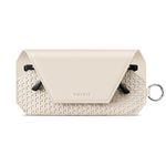 VULKIT Leather Soft Glasses Case, Portable Eye Glasses Case for Women & Men, Slim Sunglass Case, Unisex Eyeglass Case, Fit Most Standard Eyeglasses and Sunglasses, Moonstone Beige