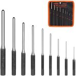 9 Pieces Roll Pin Punch Set, HORUSD