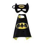 Sage Square "Bat-Man Eye Mask & Cape for Costume Parties, Cosplay, Birthday Parties and Dress-up (Combo)