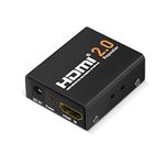 Flashmen HDMI Booster 2.0, 4K2K 1080P 3D HDMI Amplifier Repeater HDMI Powered Signal Amplifier Booster 18Gbps Bandwidth HDCP 2.2 Up to 60m/200ft Transmission Distance