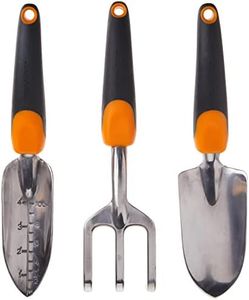 Fiskars 384490-1001 Ergo Garden Tool Set, Regular Package, Black/Orange