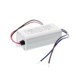 Mean Well APC 16W 12-48V 350mA LED Driver， APC-16E-350 AC-DC Single Output Constant Current Switching Power Supply Converter Transformer with IP42, Plastic Case