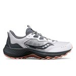 Saucony Women's Aura TR Trail Running Shoe, Fog/Lotus, 7.5M US