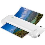 Apache AL9W2 9" Thermal Laminator and 20 Laminator Pouches, White