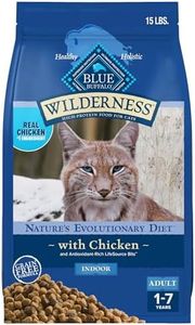 Blue Buffalo Wilderness High Protein, Natural Adult Indoor Dry Cat Food, Chicken 15-lb