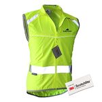 Salzmann 3M High Visibility Cycling Vest - Reflective Cycling Gilet - Made with 3M Scotchlite