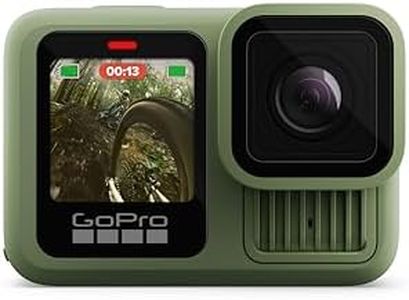 GoPro HERO13 Black in Forest Green - Waterproof Action Camera with 5.3K60 Video, 27MP Photos and HB Series Lens Compatibility