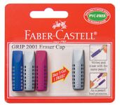 Faber-Castell Grip 2001 Eraser Caps (Pack of 4)