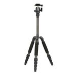 SIRUI Traveler T-025SK+B-00K Ultralight Tripod Carbon with Ball Head Height 128 cm Weight 0.98 kg Load 5 kg