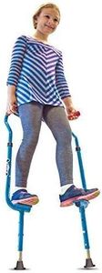 Original Walkaroo Steel 'Wee' Balance Stilts with Adjustable Height for Little Kids & Beginners (Ages 4+ and up to 120 lbs) For Active Play & Excercise; comes in Assorted Colors (Red or Blue)