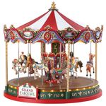 Lemax Christmas Village The Grand Carousel With 4.5V Adaptor - 84349